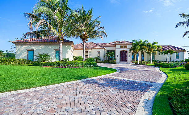 Permeable Paver Driveway in Raynham Center, MA